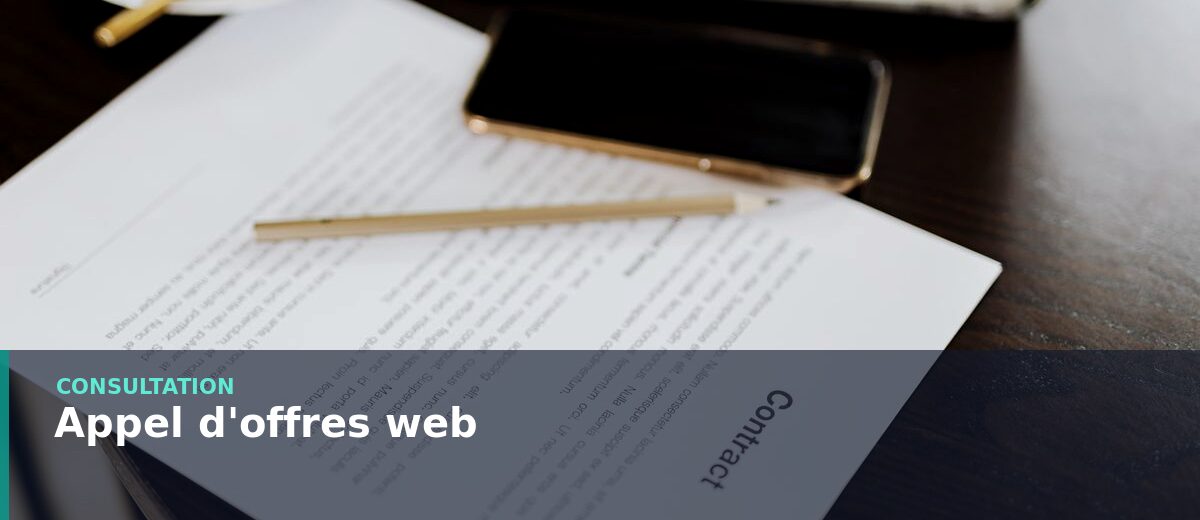 Appel d'offres pour un projet web
