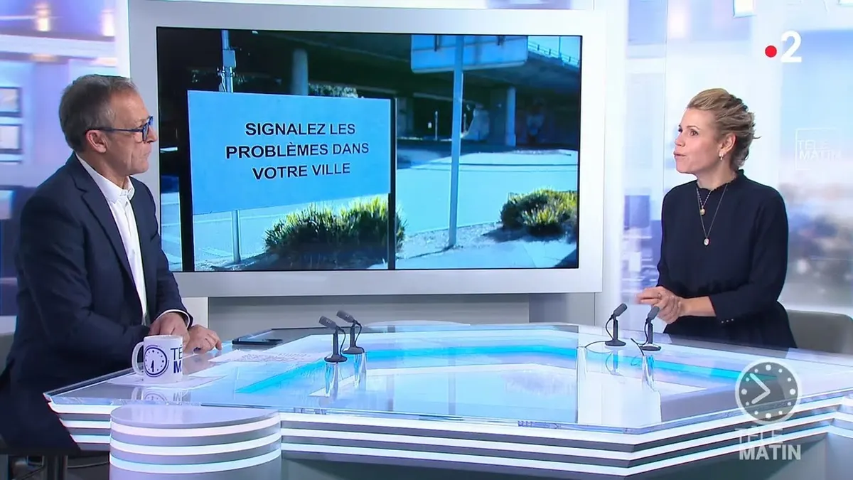 Plateau de France 2 : Laurent Tulpan interrogé par Laura Tenoudji sur l'application BougeMaville