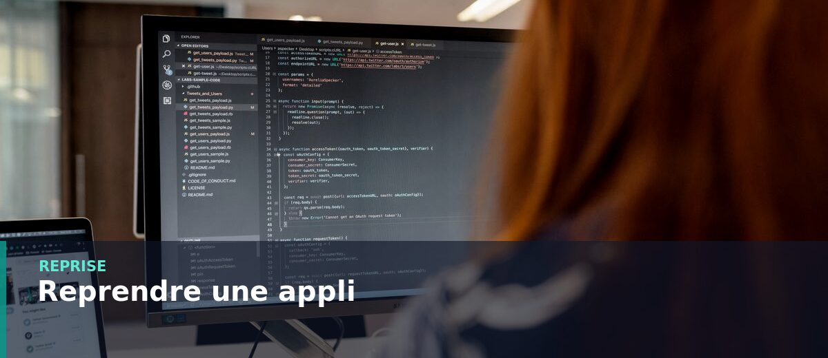 Reprendre une application existante