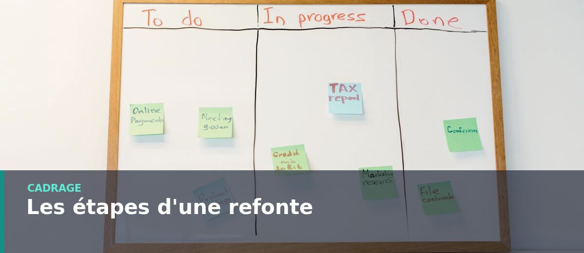 Les étapes d'une refonte de site web