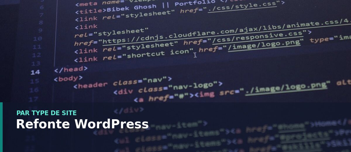 Refonte d'un site WordPress